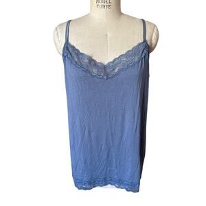 NWT Lane Bryant Lace Cami in Soft Blue Size 18-20